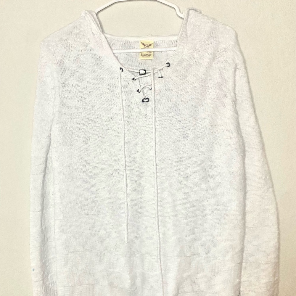 White Knit Sweater